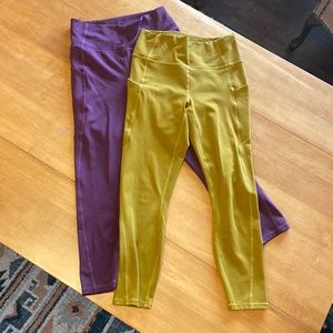 Lot of 2 pair Fabletics Leggings